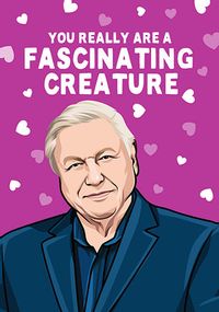 Tap to view Fascinating Creature Valentine Card