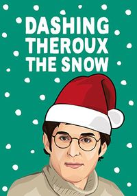 Dashing Theroux The Snow Christmas Card