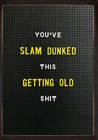 Slam Dunk Birthday Card