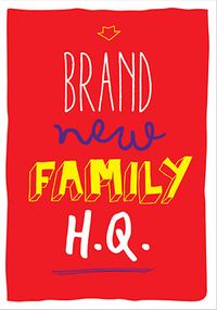 Family HQ New Home Card
