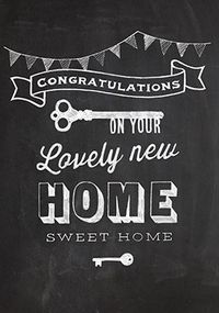 Lovely New Home Sweet Home Card