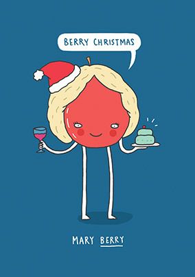 Berry Christmas Funny Card