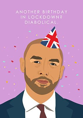 ZDISC - Diabolical Lockdown Birthday Card