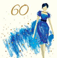 Fashion Show 60th Birthday Card