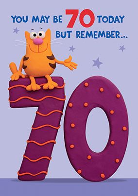 Remember 70th Birthday Card