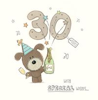 Lots of Woof 30th Birthday Card - Fizz
