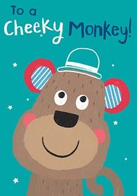 Tap to view Cheeky Monkey Birthday Wishes Card