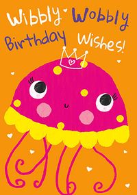 Tap to view Jelly Fish Birthday Wishes Card