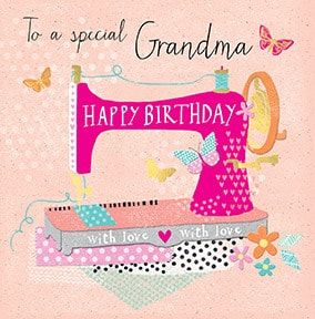 To a Special Grandma Birthday Card