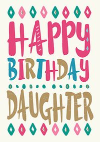 Happy Birthday Daughter Jewel Card