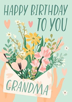Happy Birthday Card Special Nan Nanny Grandma Grandmother 13cm x 20cm 0006 