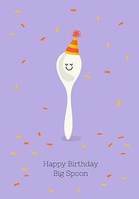 Tap to view Big Spoon Birthday Card