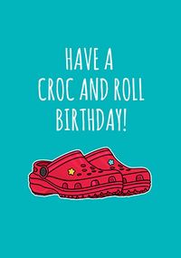 Tap to view Croc And Roll Birthday Card