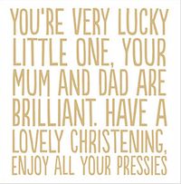 Have a Lovely Christening Card