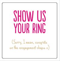 Show us your Ring Engagement Card