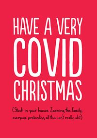 Very Covid Christmas Card