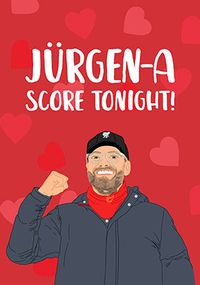 Score Tonight Valentine Card