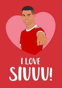 Tap to view Footballer Valentine's Card