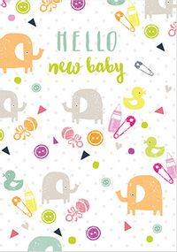 Hello New Baby Card