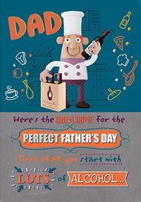Recipe for the Perfect Father's Day Card