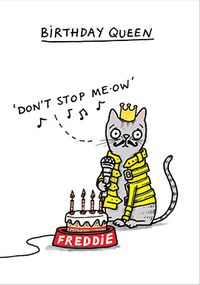 Don't Stop Me Birthday Card