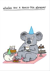 Tap to view Koala-Tea Birthday Card