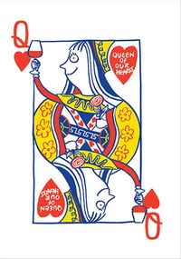 Queen Of Hearts Mother's Day Card