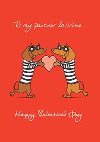 Tap to view Partner In Crime Valentine Card