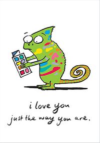 Love You Just The Way You Are Funny Card