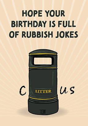 Rubbish Jokes Birthday Card