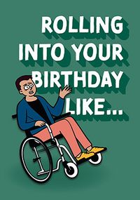 Tap to view Rolling Into Your Birthday Card