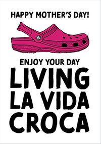 Tap to view Living La Vida Mother's Day Card