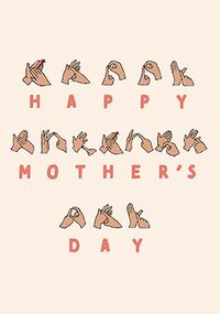 Tap to view British Sign Mother's Day Card