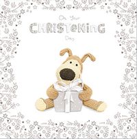 Cute Dog & Gift Christening Card