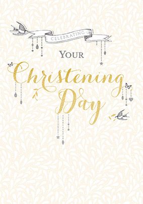 Celebrating your Christening Card