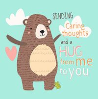 Tap to view Cancer Research Sending Bear Hugs to You Card