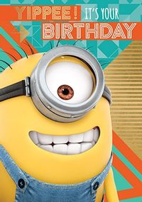 Tap to view It's Your Birthday Minion Card