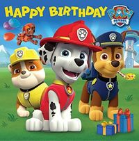 Paw Patrol Birthday Card