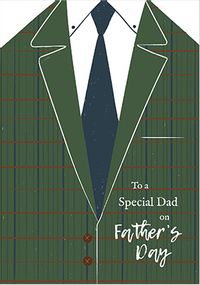 Tap to view Special Dad Father's Day Tweed Suit Card