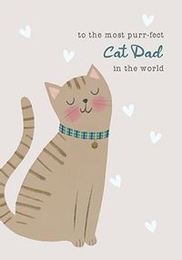 Tap to view Best Cat Dad Father's Day Card