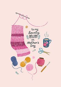 Mum Crochet Mother's Day Card