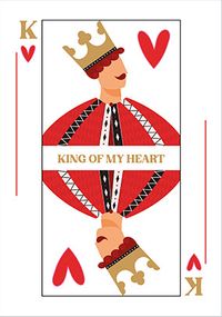 Tap to view King of My Heart Valentine's Day Card