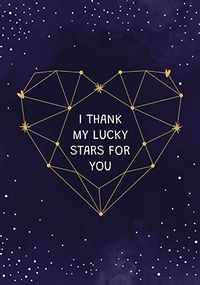 Thank My Lucky Stars Valentine's Day Cards