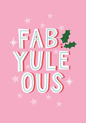 Fab Yule Ous Christmas Card