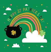 Rainbow Pot St Patrick's Day Card