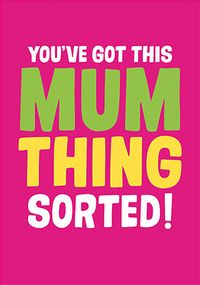 Tap to view You've got this Mum Mother's Day Card
