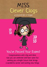 Tap to view Miss Clever Clogs Graduation Card