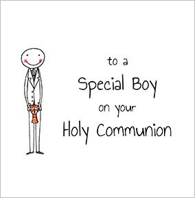 Holy Communion Special Boy Card