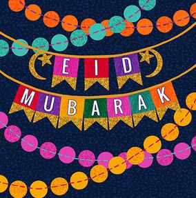 Eid Mubarak Banner Card