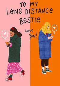 Tap to view International Women's Day - Long Distance Bestie Card